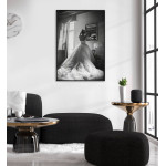 Brud i Brudklänning - Svartvit Poster