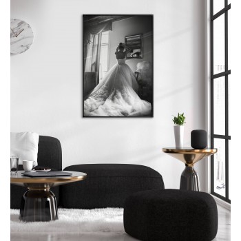 Bride - Black and White Poster