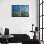 Blue Sky & Green Leaves - Two Piece Poster