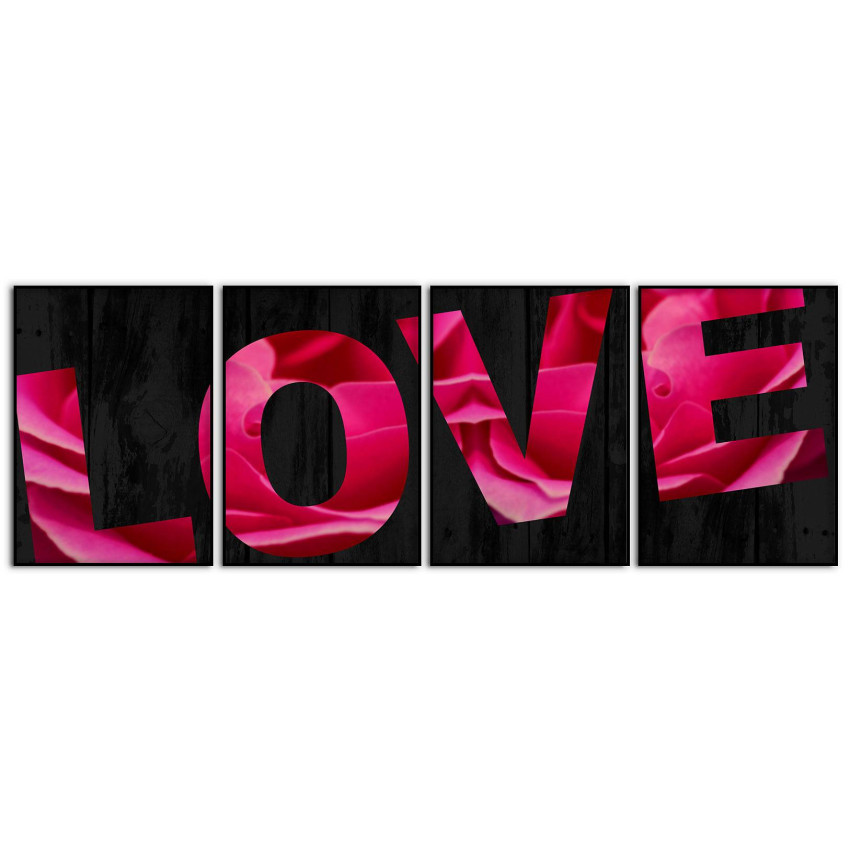 Simple Love - Four Piece Poster