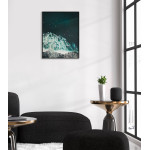 Waves and Beach - Simple Teal Poster