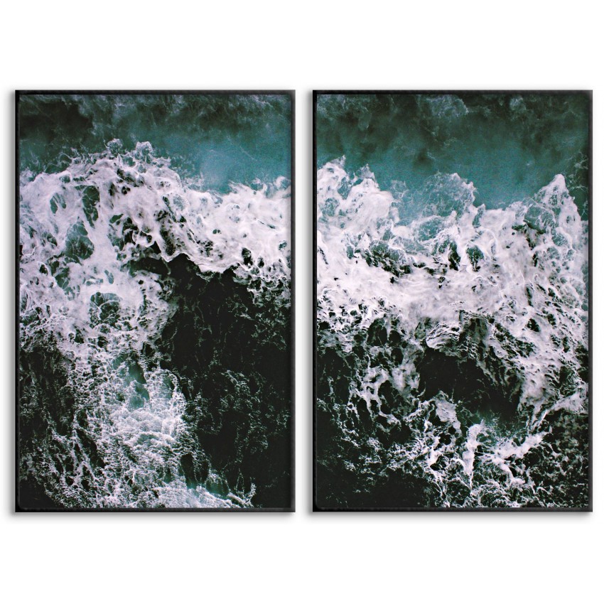 Waves of the Ocean - Two Piece Poster