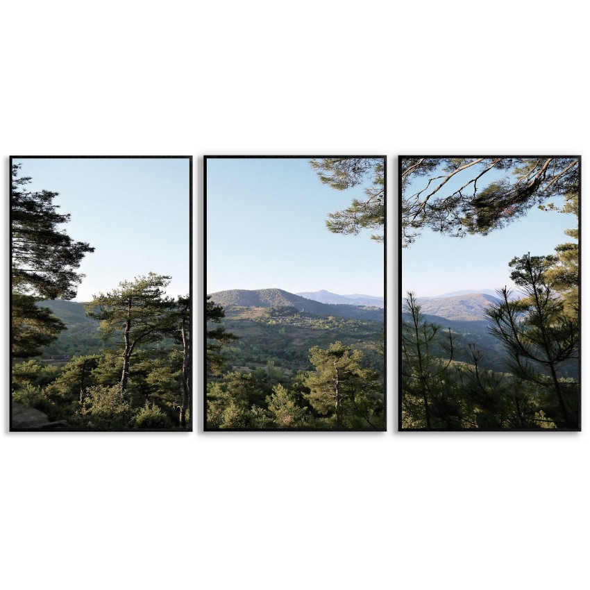 Landskap panorama - Plansch-set i tre delar