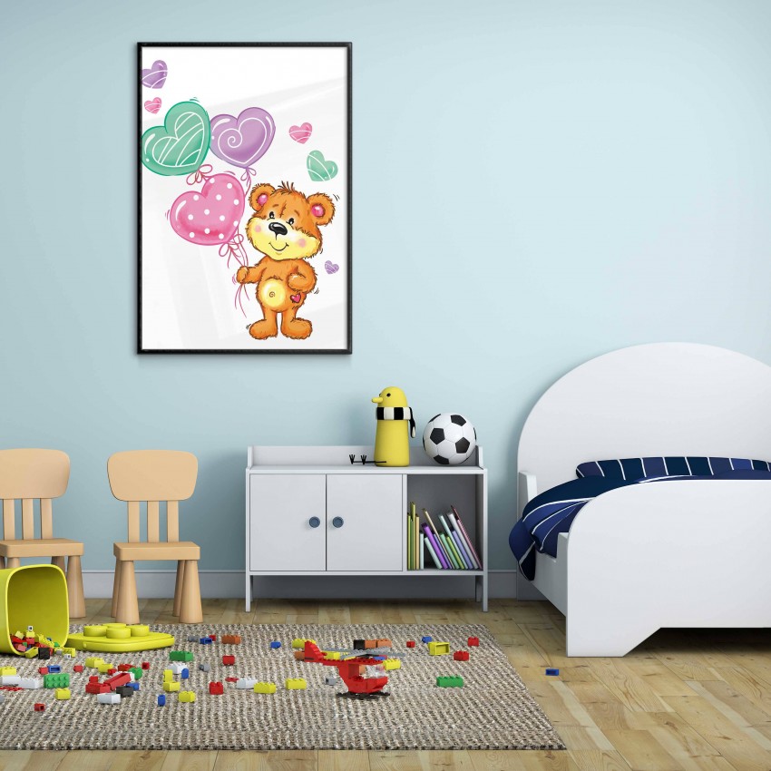 Teddybear - Baby Room Poster 
