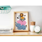 Cute Animals - Baby Room Poster