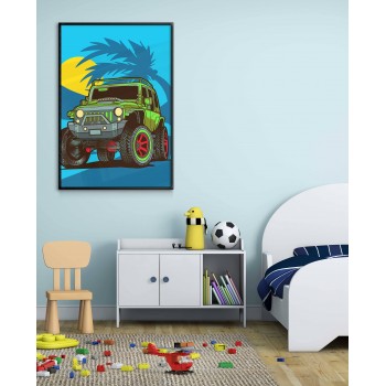 Cool Car - Kids Room Poster