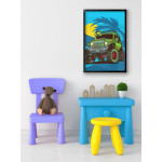 Cool Car - Kids Room Poster