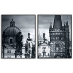 Castle and Statues - Simple Posters 50x70 cm x 2