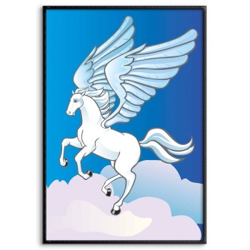 Pegasus Häst med Vingar - Enkel Poster Pegasus Häst med Vingar - Enkel Poster