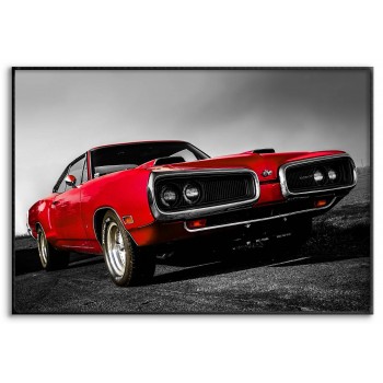 Red Dodge - Cool Car Poster