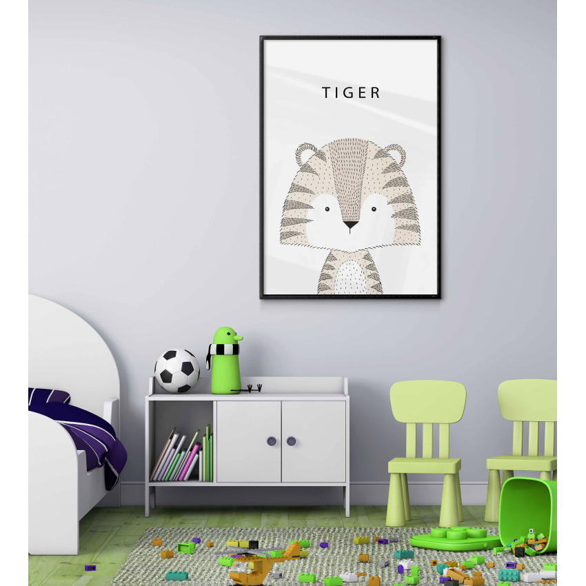 Cute Tiger - Kids Poster