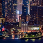 Manhattan panorama - Tre posters med stadsmotiv