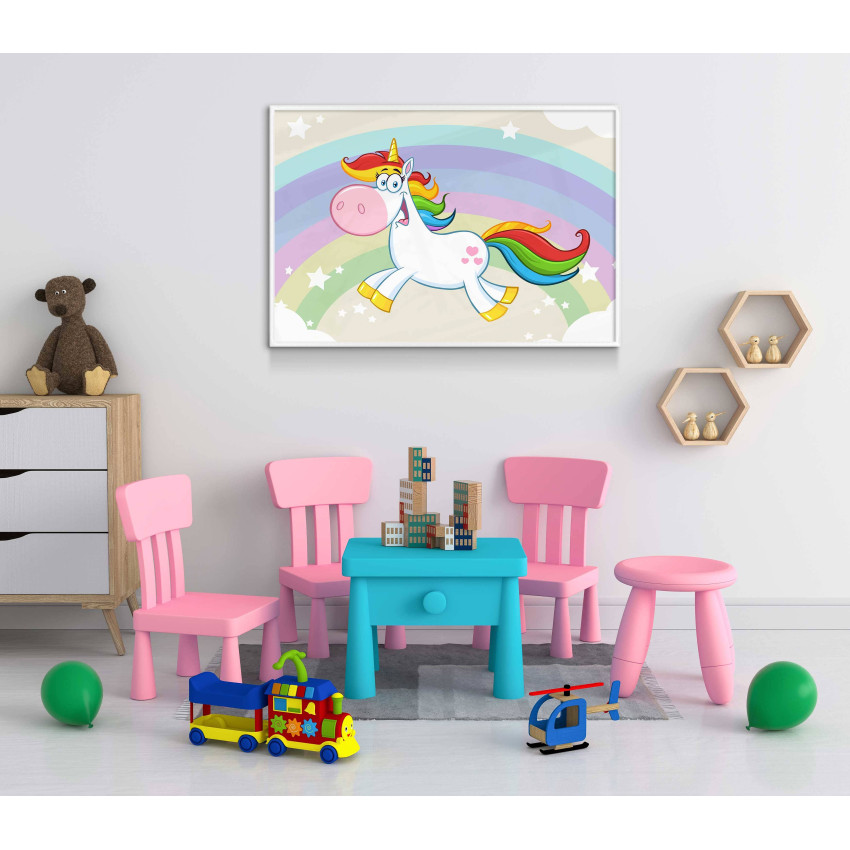 Unicorn - Söt & Enkel Barnplansch