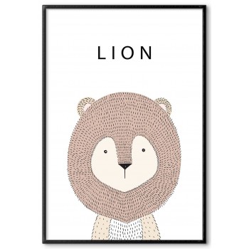 Lejon - Enkel Barntavla Lejon - Enkel Barntavla