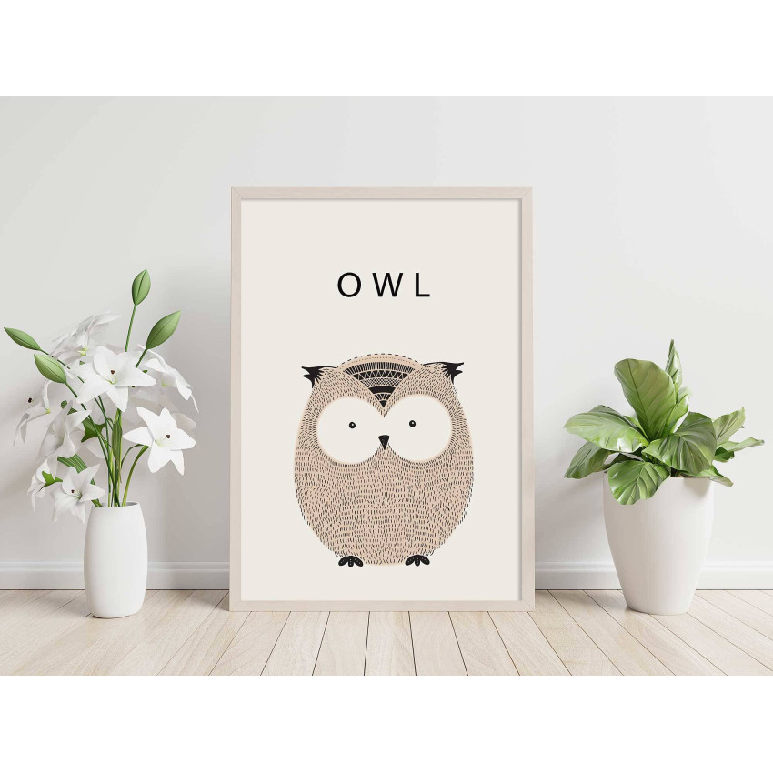 Cute Owl - Kids Poster
