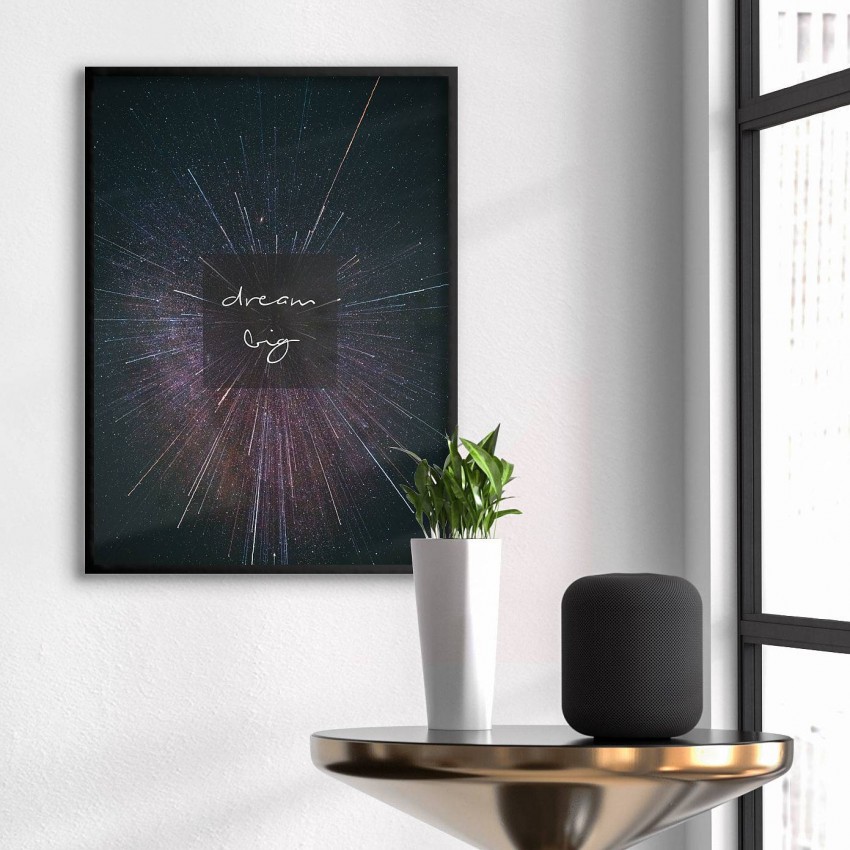 Dream Big Universe - Enkel Abstrakt Poster Dream Big Universe - Enkel Abstrakt Poster