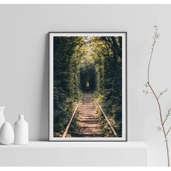 Beautiful Nature & Railway - Poster