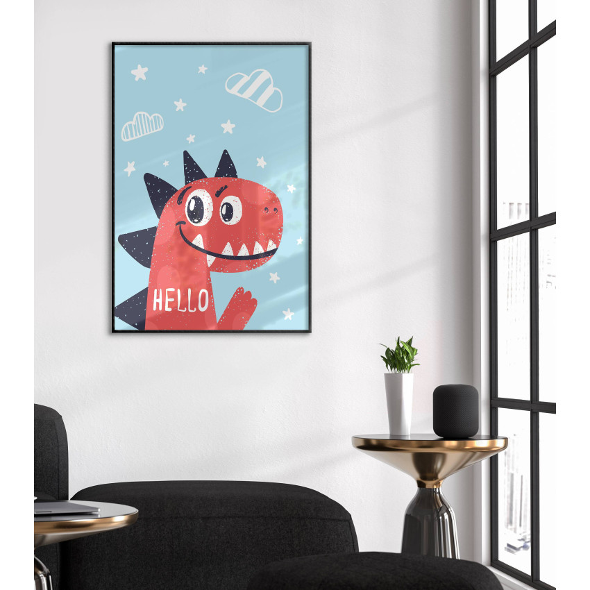 Baby dinosaur - Kids room poster 