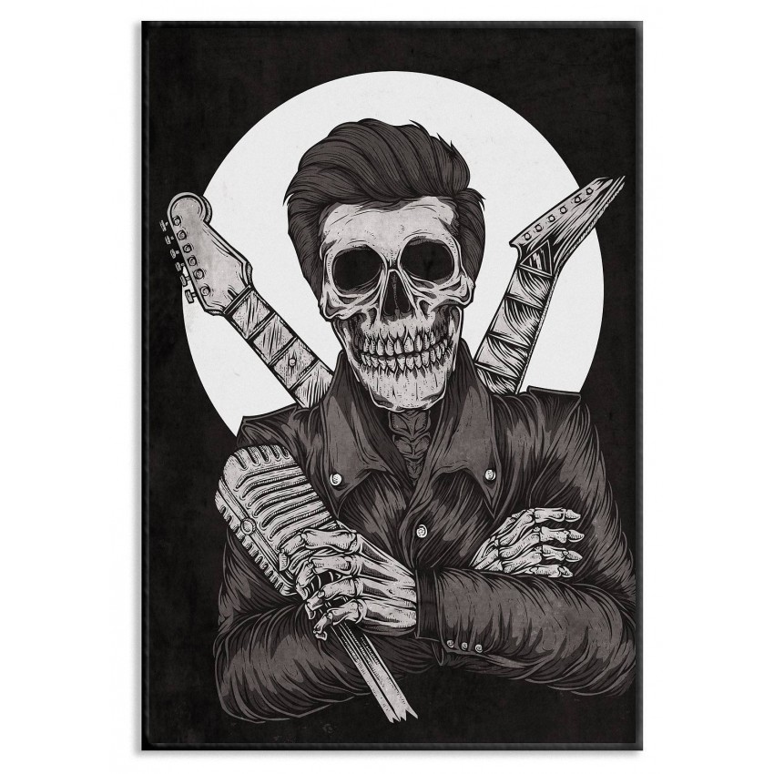 Musician & skull - Cool poster