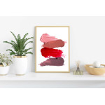 Läppstift konst - Enkel & trendig poster