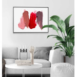 Läppstift konst - Enkel & trendig poster