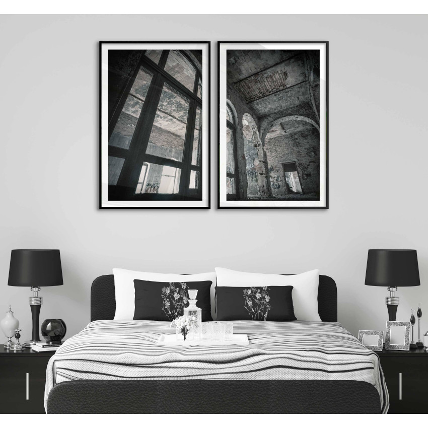 Castle windows - Two piece poster