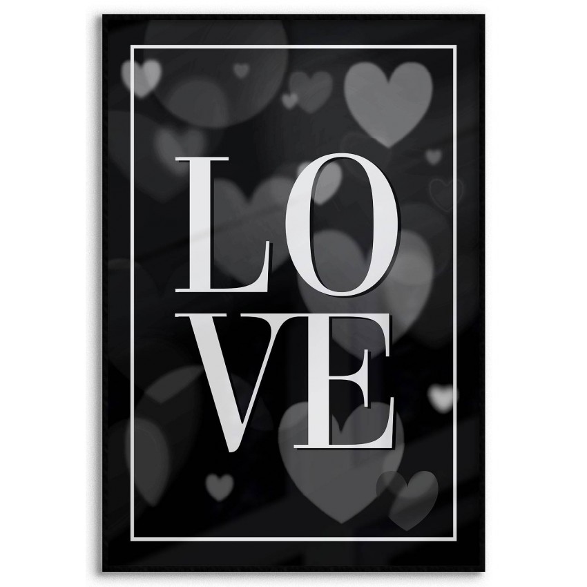 LOVE - Trendig & enkel text poster