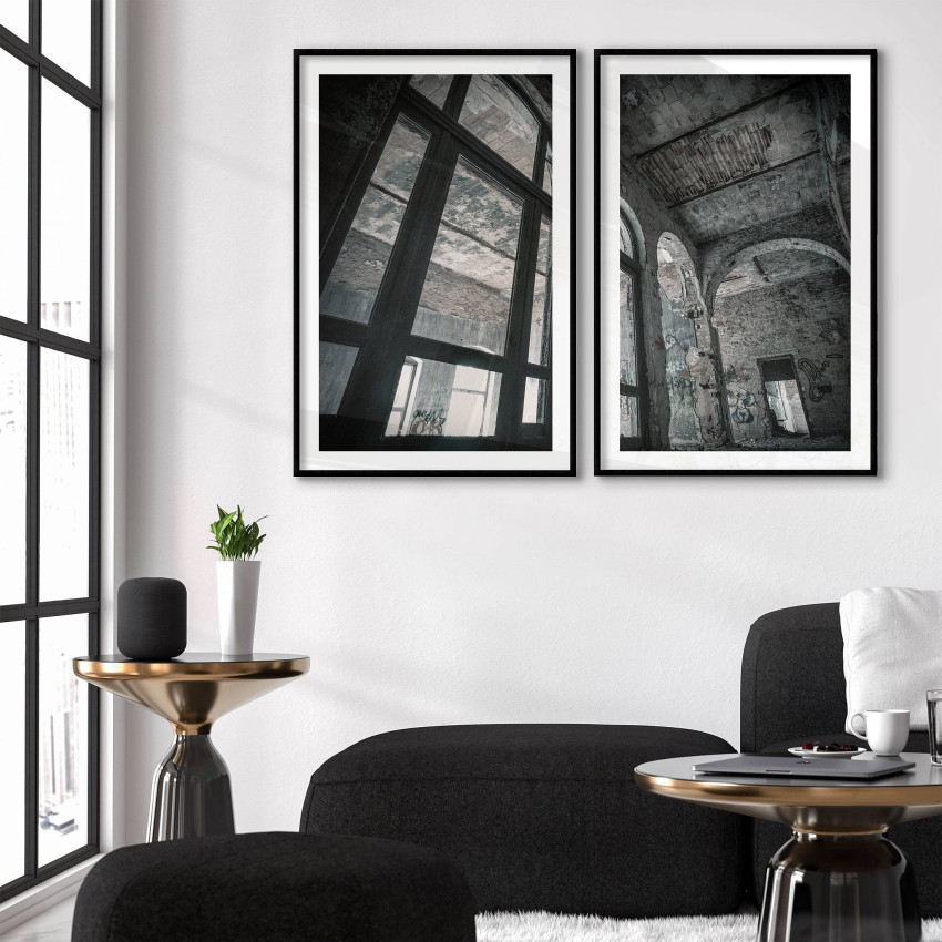 Castle windows - Two piece poster
