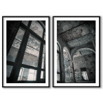 Castle windows - Two piece poster