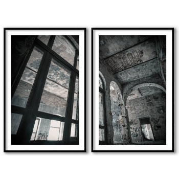 Castle windows - Two piece poster