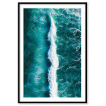 Water and wave - Trendy poster