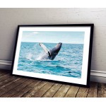 Whale fin - Simple poster Whale fin - Simple poster
