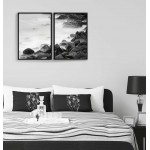 Rocks by the ocean - Two piece nature poster