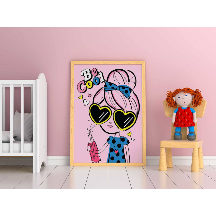Kids poster - Be cool girl