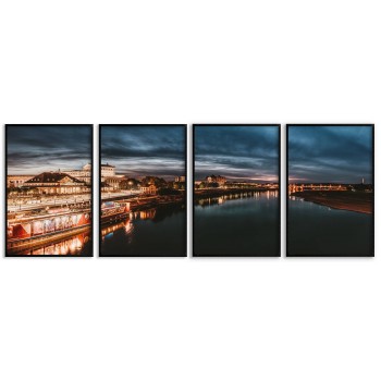 Dark cityscape - Panorama posters