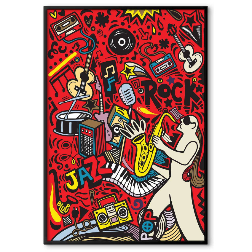 Kids poster - Cool music & musicians