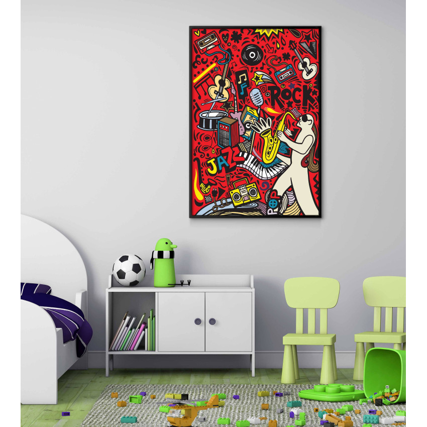 Kids poster - Cool music & musicians
