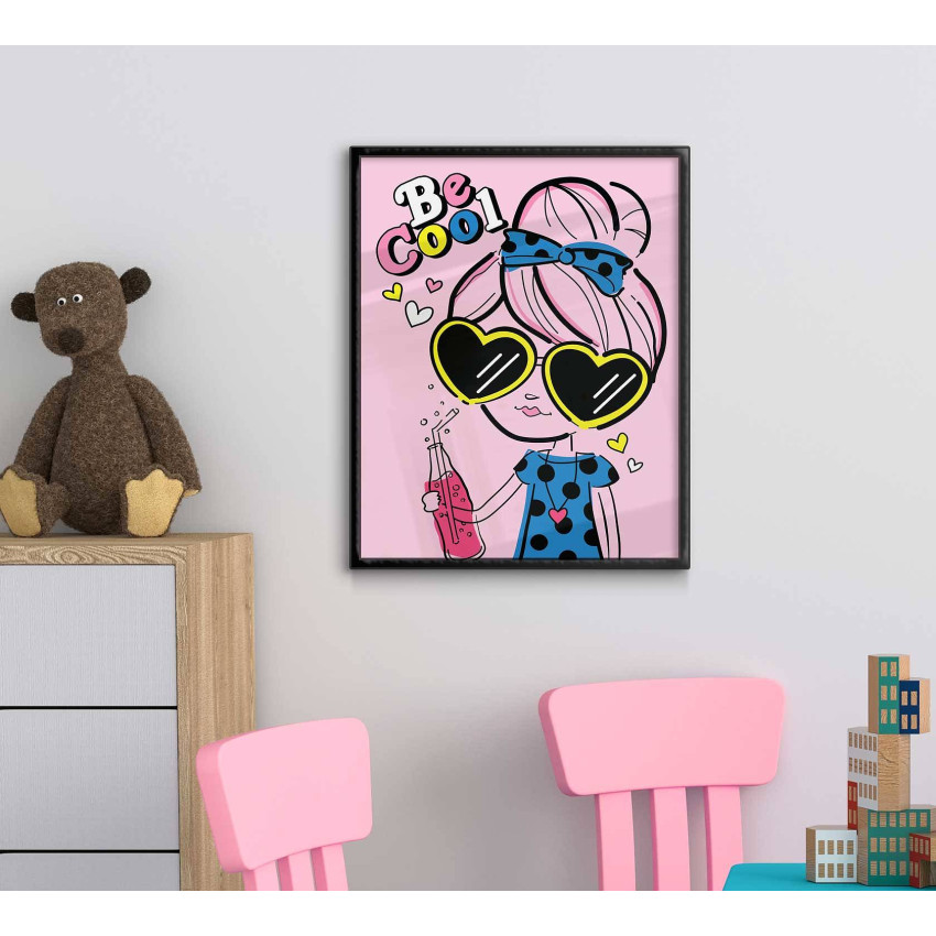 Kids poster - Be cool girl