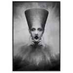 Skogens Gudinna - Mystisk svartvit poster