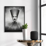 Skogens Gudinna - Mystisk svartvit poster