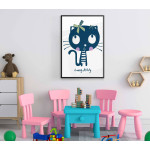 Kids Room Poster - Cute & Cool Kitty