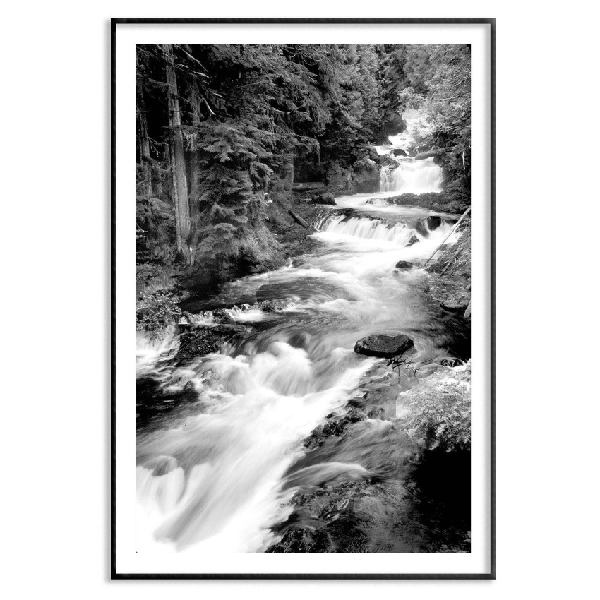 Waterfall in Harmony - Poster