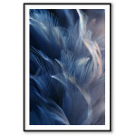 Abstrakt poster med vackra fjädrar