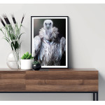 Vulture - Black and white poster