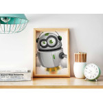 Kids room poster - Happy robot