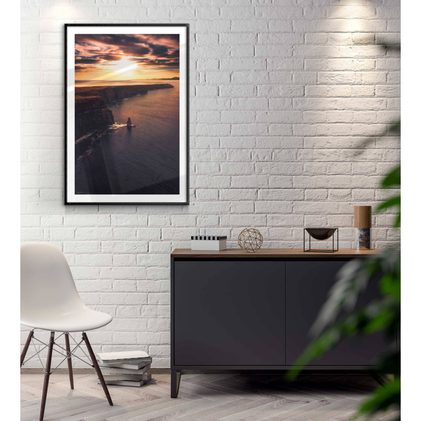 Big wave at sea - Simple poster