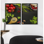 Colorful greens - Kitchen Posters