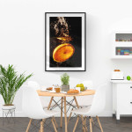 Sliced orange - Simple kitchen poster