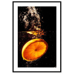 Sliced orange - Simple kitchen poster