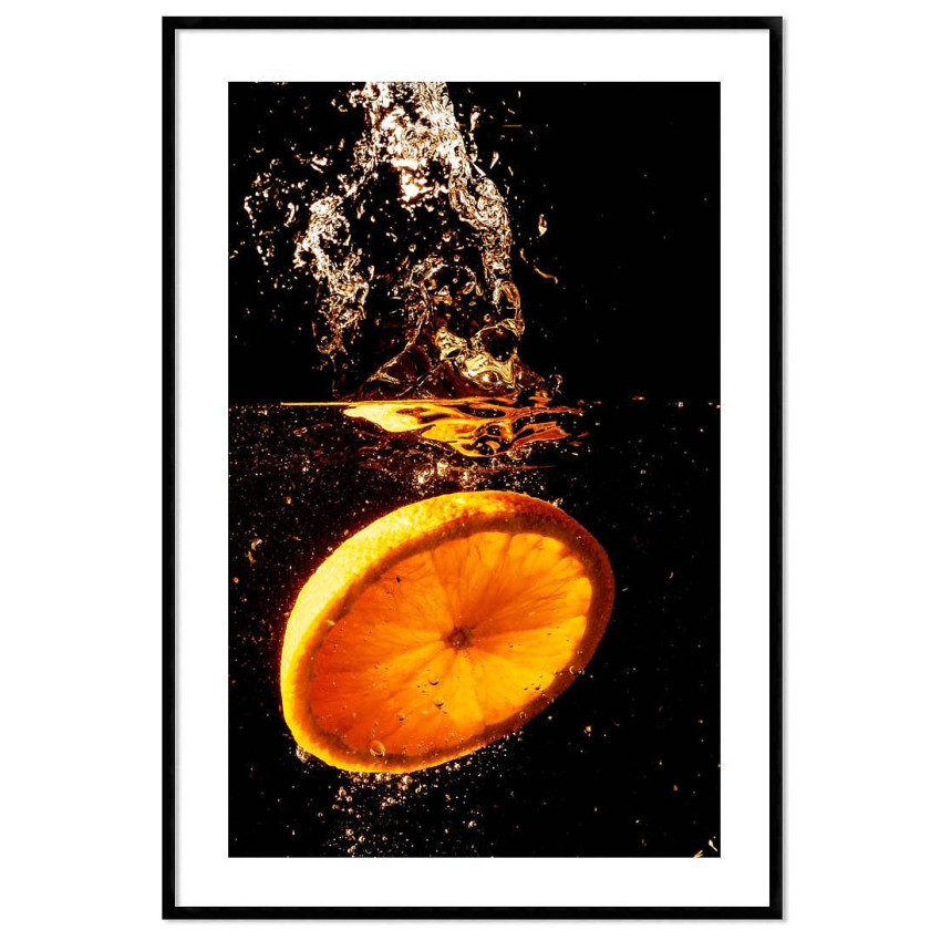 Sliced orange - Simple kitchen poster